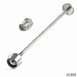 Pitlock Set 05 Sicherung Für Hinterrad 155mm -Günstiges Ebike Meister Geschäft 20101599 Set 05 silver
