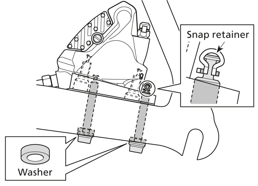 Shimano SM-MA-R160D/D Flat-Mount Adapter Für HR 160mm Bremsscheibe 5 Shimano SM-MA-R160D/D Flat-Mount Adapter Für HR 160mm Bremsscheibe – Bild 3
