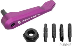 Axle Handle Multitool -Günstiges Ebike Meister Geschäft Wolf Tooth Axle Handle Multi Tool Purple 5